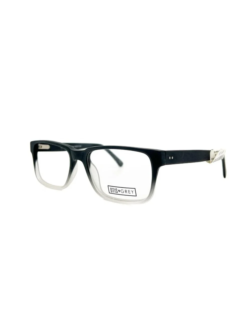 Otis Grey OG 9008 Matte Black Rectangle Authentic Eyeglass Frames 52-17-140